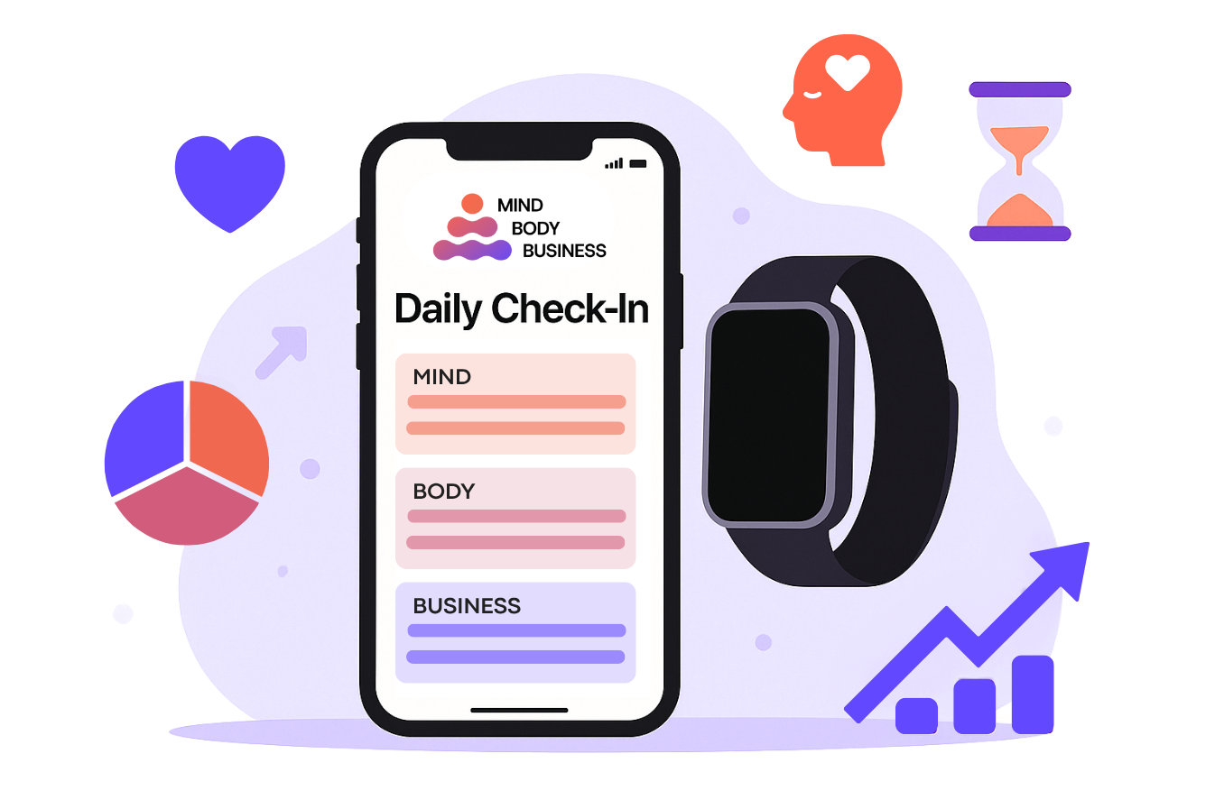 Mind Body Business app graphic